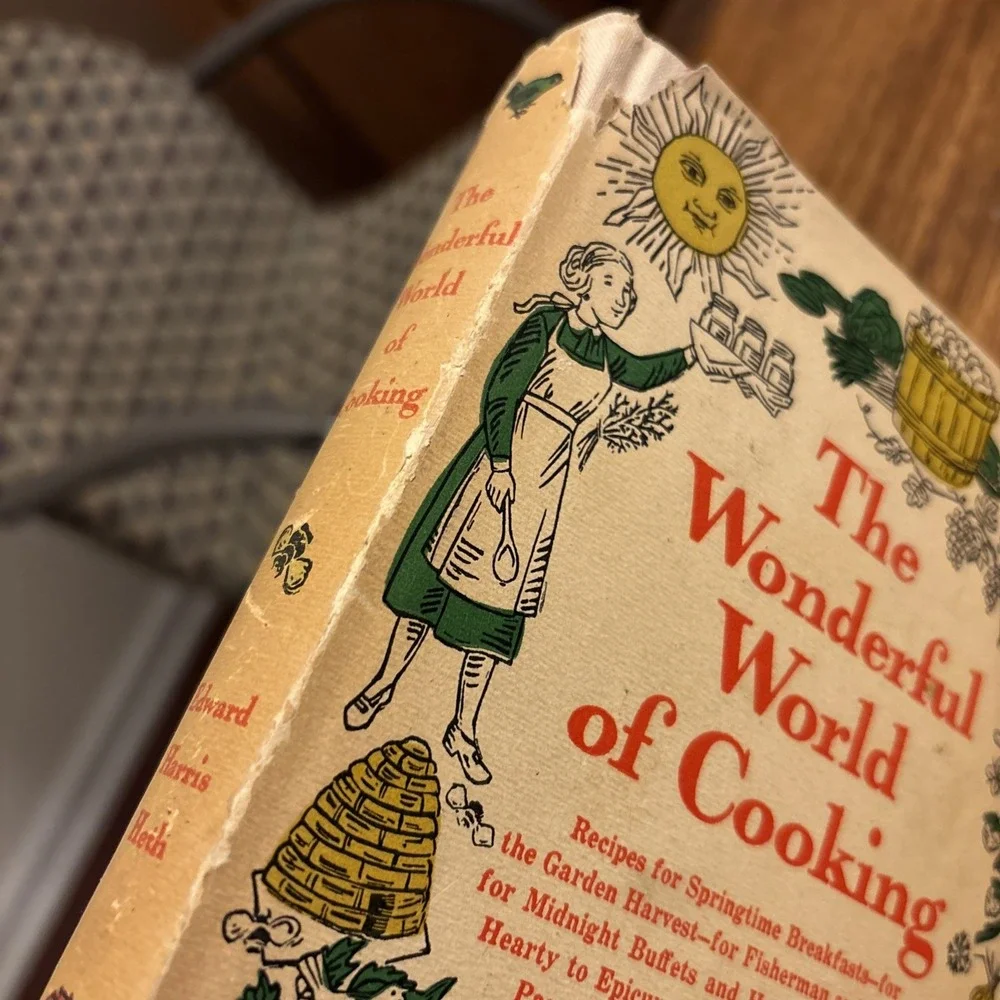 Wonderful World of Cooking‎ Cookbook Edward Harris Heth 1956 HC 1st Vintage